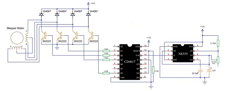 步進(jìn)電機(jī)驅(qū)動(dòng)電路及設(shè)計(jì)電路原理圖